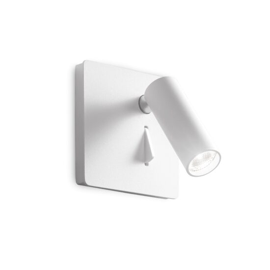 Spot modern alb LED 3W/200lm/3000K, Lite AP 250106 Ideal Lux