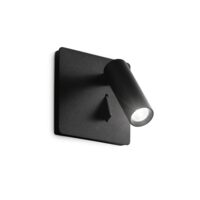 Spot modern negru LED 3W/200lm/3000K, Lite AP 250113 Ideal Lux