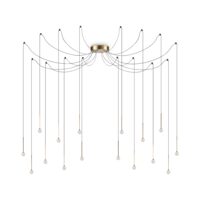 Candelabru modern auriu LED 16W/1300lm/3000K, Lucciola SP16 284019 Ideal Lux