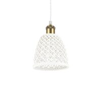 Lustra moderna abajur ceramic impletit 1xE27/60W, Lugano SP1 D16 206820 Ideal Lux