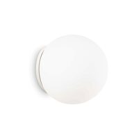 Aplica moderna abajur sferic alb 1xE27/42W, Mapa Bianco AP1 D30 059822 Ideal Lux