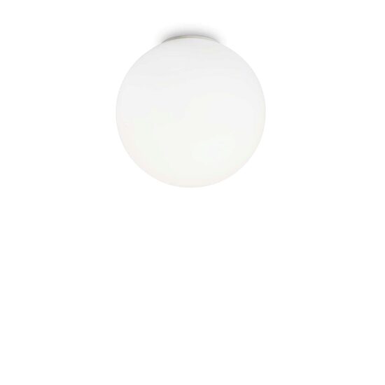 Plafoniera moderna abajur sferic alb 1xE27/42W, Mapa Bianco PL1 D40 059839 Ideal Lux