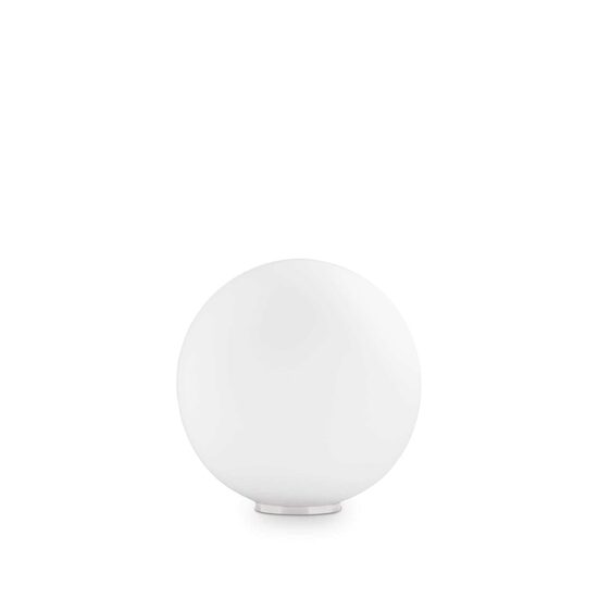Veioza moderna abajur sferic alb 1xE27/42W, Mapa Bianco TL1 D20 009155 Ideal Lux