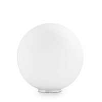 Veioza moderna abajur sferic alb 1xE27/42W, Mapa Bianco TL1 D40 000206 Ideal Lux