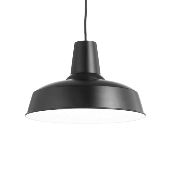 Lustra moderna metalica neagra 1xE27/42W, Moby SP1 093659 Ideal Lux