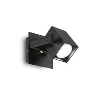 Spot modern negru dispersor reglabil 1xGU10/50W, Mouse AP1 073569 Ideal Lux