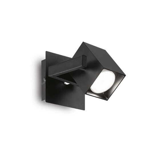 Spot modern negru dispersor reglabil 1xGU10/50W, Mouse AP1 073569 Ideal Lux