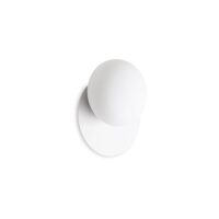 Aplica moderna alba abajur sticla 1xGX53/15W, Ninfea AP1 306940 Ideal Lux