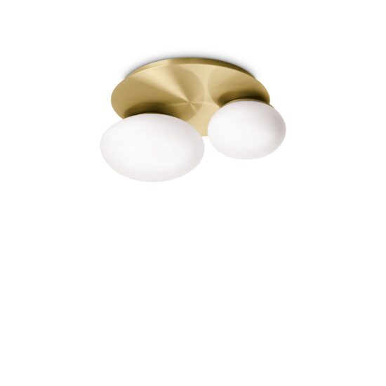 Plafoniera moderna alama abajururi sticla 2xGX53/15W, Ninfea PL2 293653 Ideal Lux