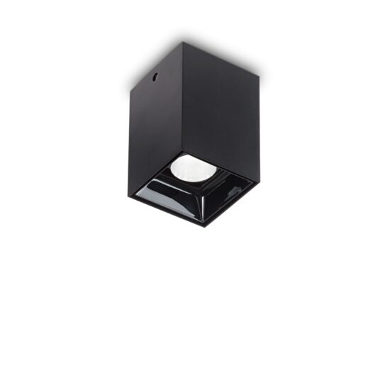Spot modern negru LED 10W/1000lm/3000K, Nitro PL Square D05 206042 Ideal Lux