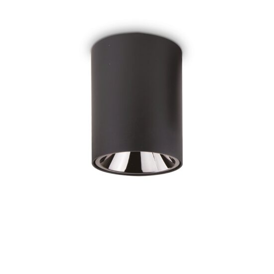 Spot modern negru LED 15W/1400lm/3000K, Nitro PL Round D09 205984 Ideal Lux