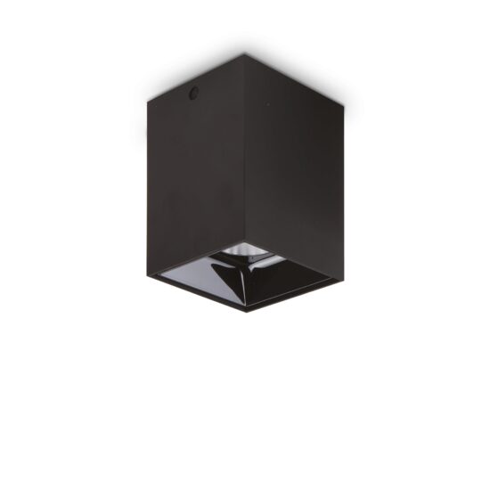Spot modern negru LED 15W/1400lm/3000K, Nitro PL Square 206028 Ideal Lux