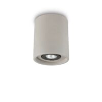 Plafoniera ciment stil industrial 1xGU10/35W, Oak PL1 Round 150437 Ideal Lux
