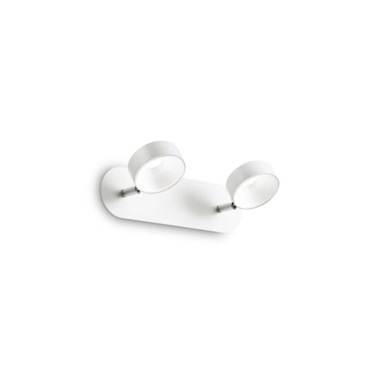 Spot alb dispersoare reglabile LED 12W/1400lm/3000K, Oby AP2 196695 Ideal Lux