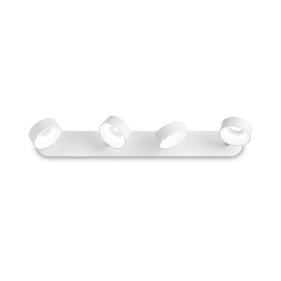 Spot alb dispersoare reglabile LED 24W/2800lm/3000K, Oby PL4 196718 Ideal Lux