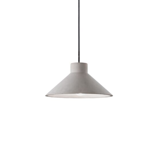 Lustra stil industrial abajur din ciment 1xE27/15W, Oil-6 SP1 129099 Ideal Lux