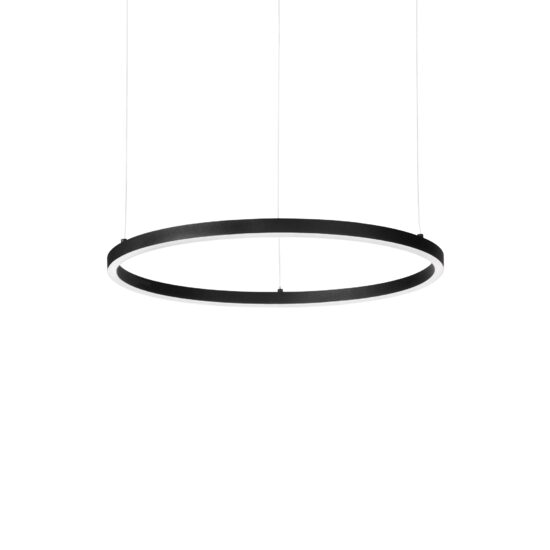 Lustra neagra LED 29W/3400lm/4000K, ORACLE SLIM SP D50 Round 304380 Ideal Lux