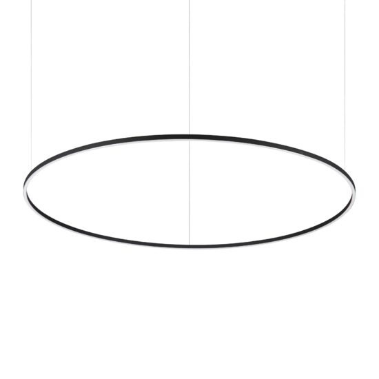 Lustra neagra LED 83W/9350lm/4000K, ORACLE SLIM SP D150 Round 304472 Ideal Lux