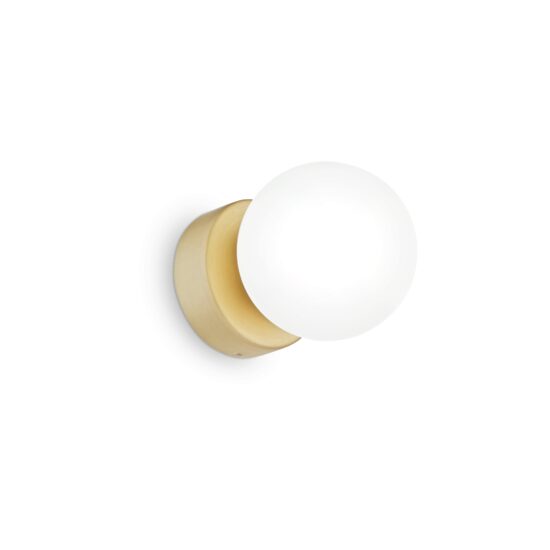 Aplica moderna alama abajur sticla alba 1xG9/15W, Perlage AP1 292410 Ideal Lux