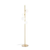 Lampadar modern alama abajururi sticla alba 4xG9/15W, Perlage PT4 277967 Ideal Lux