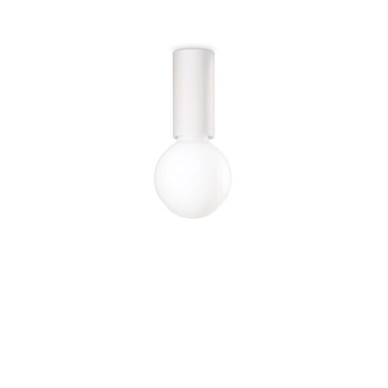 Plafoniera moderna alba stil industrial 1xE27/42W, Petit PL1 232966 Ideal Lux
