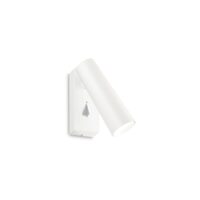 Spot modern alb dispersor reglabil LED 7W/670lm/3000K, Pipe AP 280998 Ideal Lux