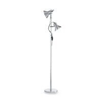 Lampadar modern cromat stil industrial 2xE27/60W, Polly PT2 061122 Ideal Lux