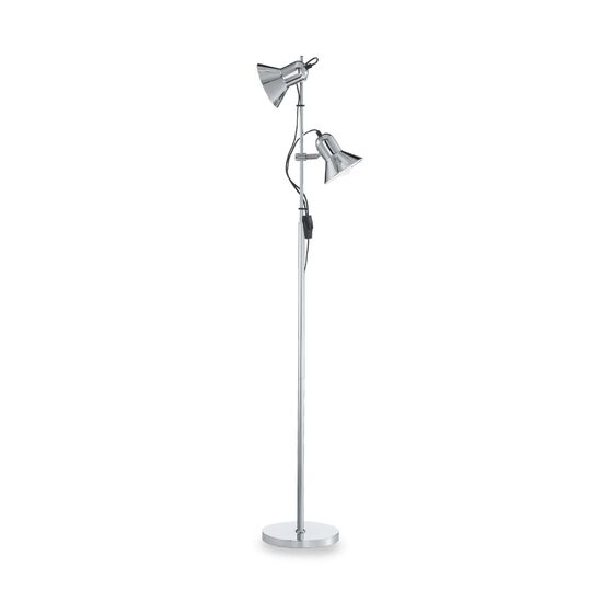 Lampadar modern cromat stil industrial 2xE27/60W, Polly PT2 061122 Ideal Lux