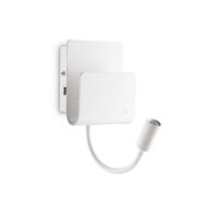 Aplica moderna alba USB LED 9.5W/750lm/3000K, Probe AP2 243160 Ideal Lux