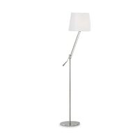 Lampadar modern cromat reglabil abajur textil 1xE27/60W, Regol PT1 014609 Ideal Lux