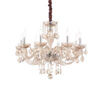 Candelabru clasic stil venetian cu cristale 8xE14/40W, Rose SP8 166889 Ideal Lux