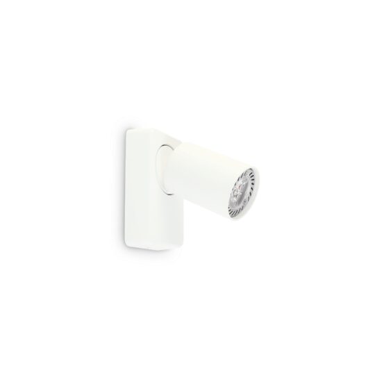 Spot modern alb dispersor rotativ 1xGU10/35W, Rudy AP1 Round 229027 Ideal Lux