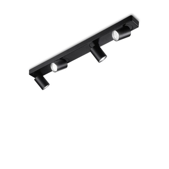 Spot modern negru dispersor rotativ 4xGU10/35W, Rudy PL4 229072 Ideal Lux