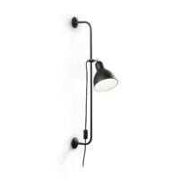 Aplica moderna neagra stil industrial 1xE27/60W, Shower AP1 179643 Ideal Lux