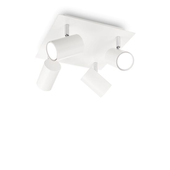 Spot modern alb mobil 4xGU10/50W, Spot PL4 156774 Ideal Lux