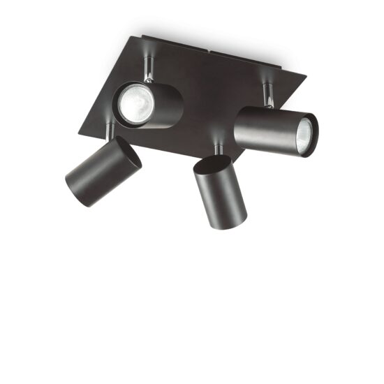 Spot modern negru mobil 4xGU10/50W, Spot PL4 156781 Ideal Lux