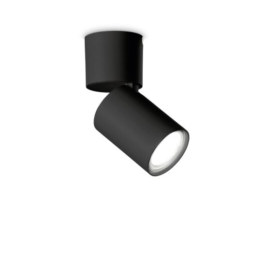 Spot modern negru reglabil 1xGU10/35W, Toby PL1 271545 Ideal Lux