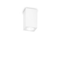 Spot modern alb din ipsos 1xGU10/35W, Tower PL1 Square 155791 Ideal Lux