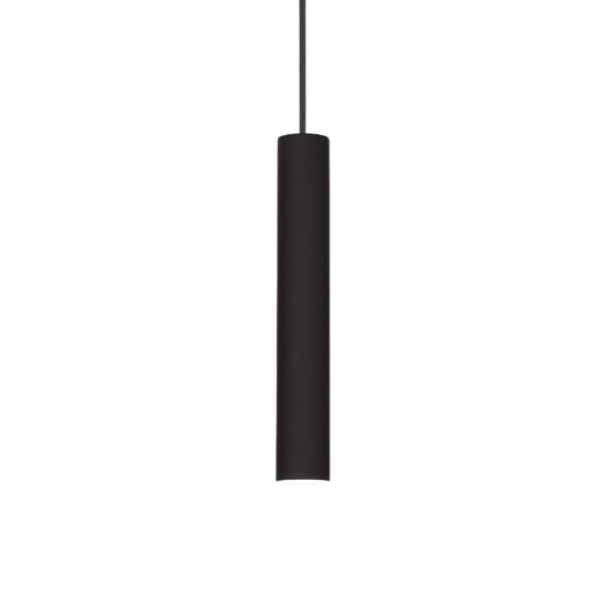 Lustra moderna neagra aluminiu LED 11W/1050lm/3000K, Tube SP D4 211466 Ideal Lux