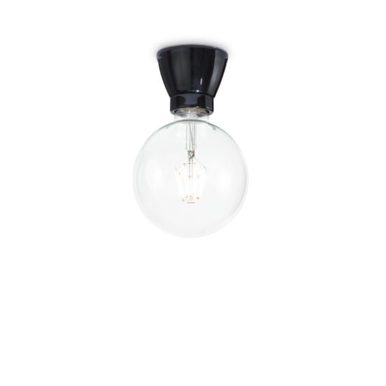 Plafoniera moderna neagra 1xE27/60W, Winery PL1 155142 Ideal Lux