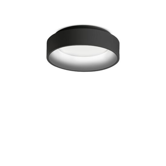 Plafoniera moderna neagra LED 21W/2750lm/3000K, Ziggy PL D30 293769 Ideal Lux