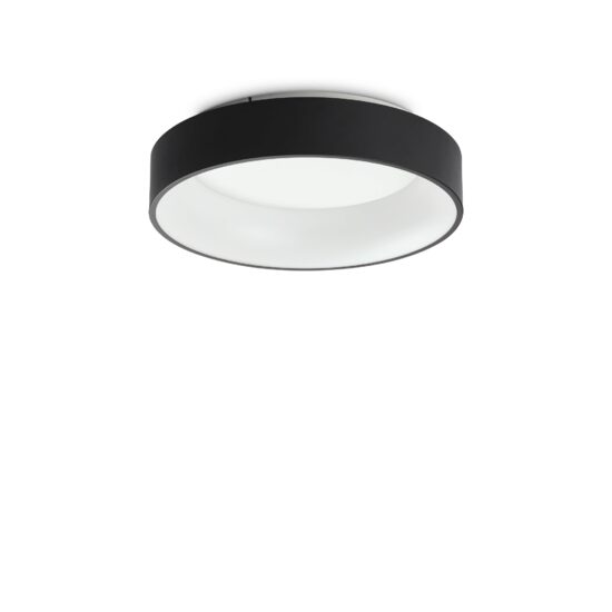 Plafoniera moderna neagra LED 30W/3150lm/3000K, Ziggy PL D45 307206 Ideal Lux