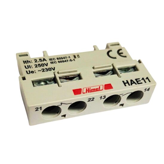 Auxiliare - Contact auxiliar frontal HDP6, 1NO + 1NC, Himel HAE11