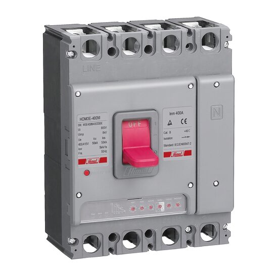 Intreruptor automat de putere 3P, 400A, electronic, Himel HDM3E400M40033XX
