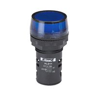 Lampa semnalizare LED din plastic, 24V, AC/DC, albastru, Himel HLD1122C21B8