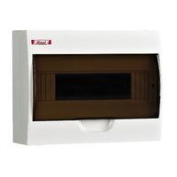 Cofret modular aparent HDPZ50, 12 module, IP30, usa translucida, Himel HDPZ50PM12IP30NF