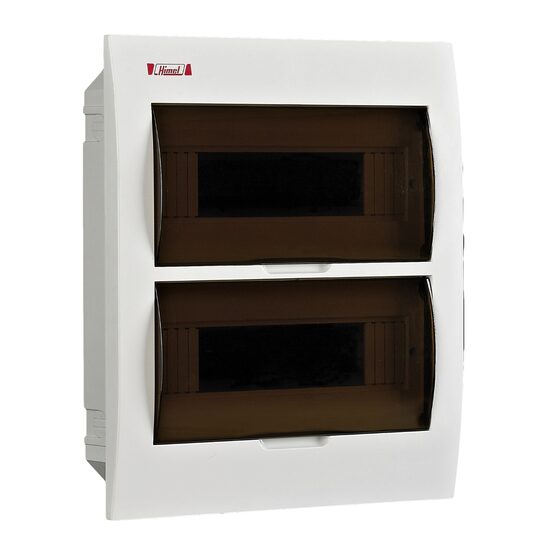 Cofret modular incastrat HDPZ50, 24 module, IP30, usa translucida, Himel HDPZ50PR24IP30NF
