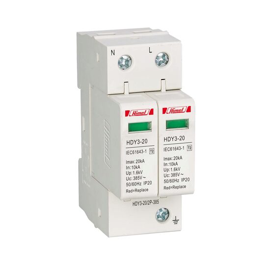 Protectie supratensiune | Descarcator modular de protectie contra supratensiunii HDY3, 4P, 440V, Himel HDY3404440