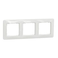 Rama tripla alba Sedna Design, Schneider Electric SDD311803