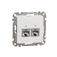 Priza date dubla RJ45 Cat.6 STP alba Sedna Design, Schneider Electric SDD111462S